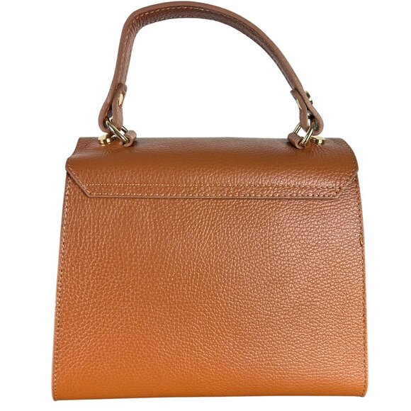 Naya Brown Italian Leather Handbag for Women – Luxury Designer Shoulder - Picture 4 of 9